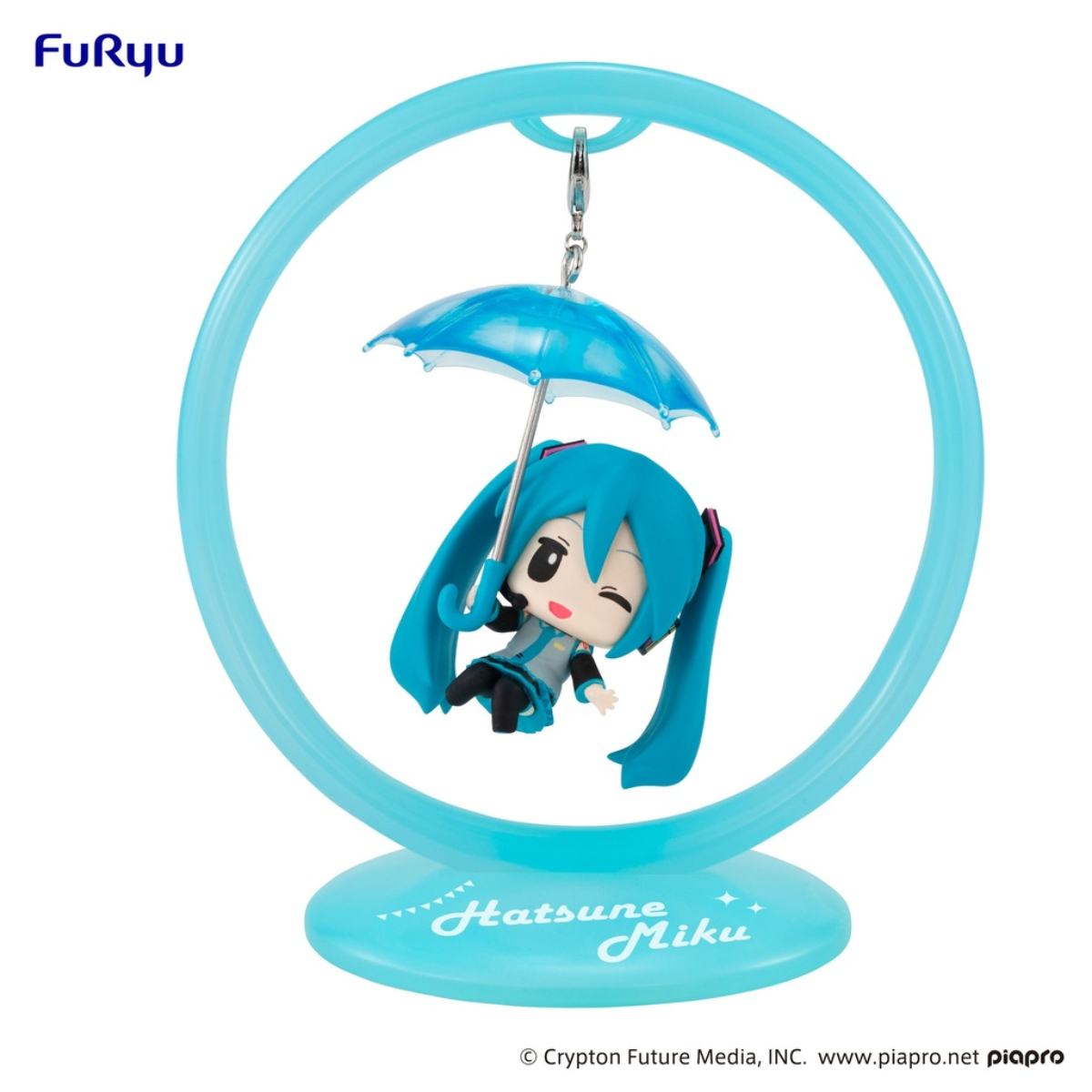 Hatsune Miku Trapeze Figure "Miku/Rin/Len"-Complete Set of 3-FuRyu-Ace Cards & Collectibles