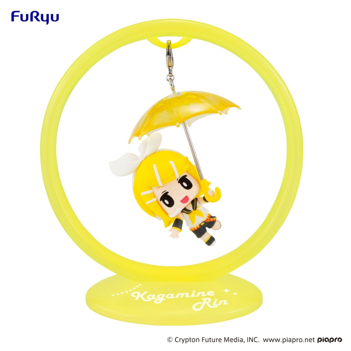 Hatsune Miku Trapeze Figure &quot;Miku/Rin/Len&quot;-Rin-FuRyu-Ace Cards &amp; Collectibles