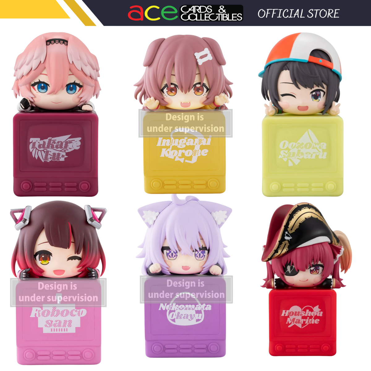 Hololive Production Hikkake Figure "Lui/ Okayu/ Robocosan/ Korone/ Subaru/ Marine"-Takane Lui-FuRyu-Ace Cards & Collectibles