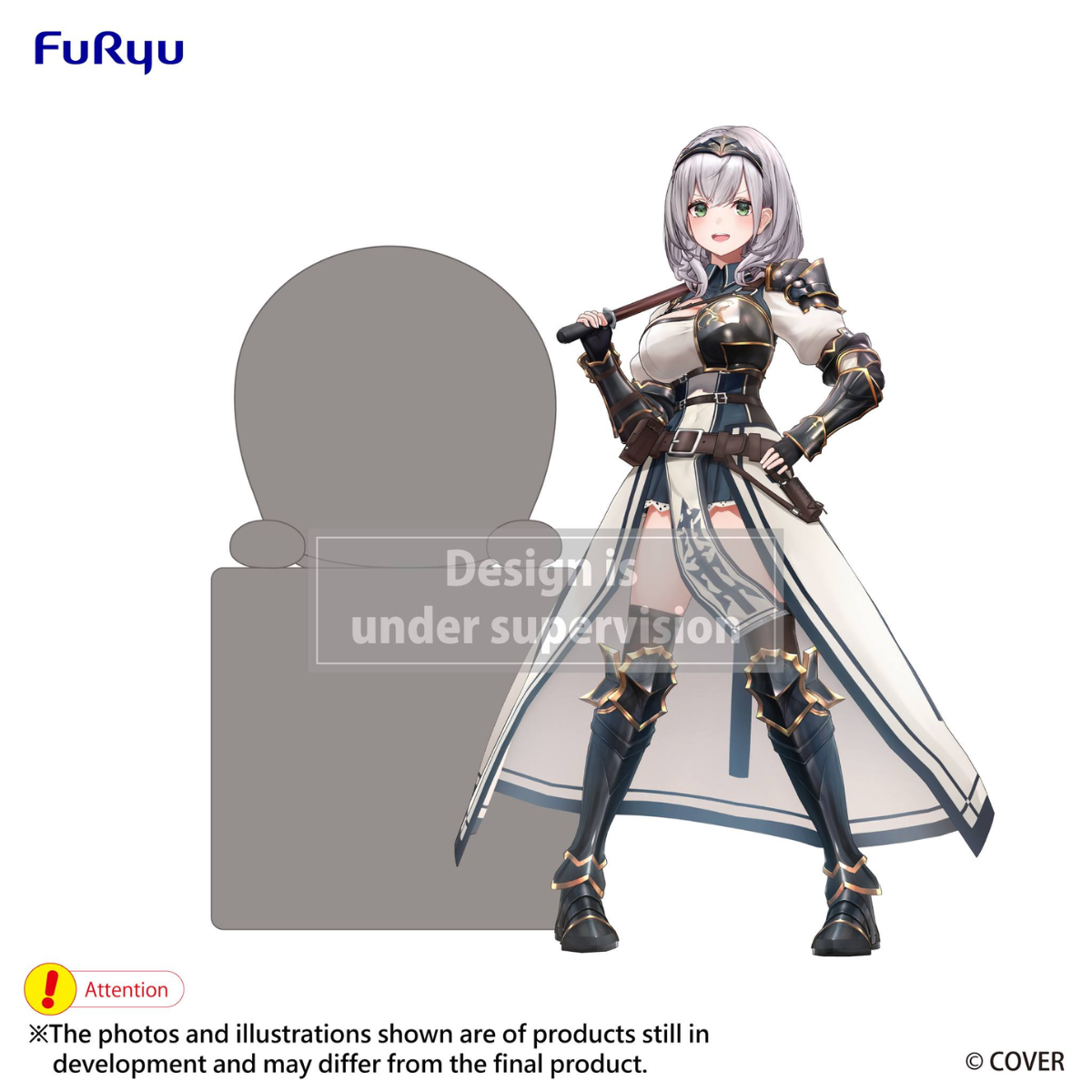 Hololive Production Hikkake Figure "Shirogane Noel"(Delete)-FuRyu-Ace Cards & Collectibles