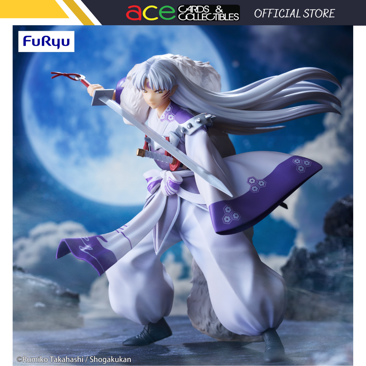 INUYASHA Trio-Try-iT Figure &quot;Sesshomaru&quot;-FuRyu-Ace Cards &amp; Collectibles