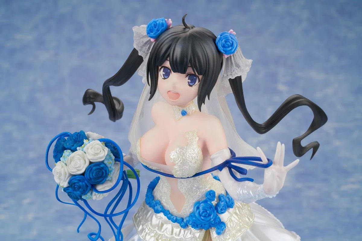 Is It Wrong to Try To Pick Up Girls in a Dungeon? IV 1/7 Scale Figure &quot;Hestia&quot; (Wedding Dress Ver.)-FuRyu-Ace Cards &amp; Collectibles