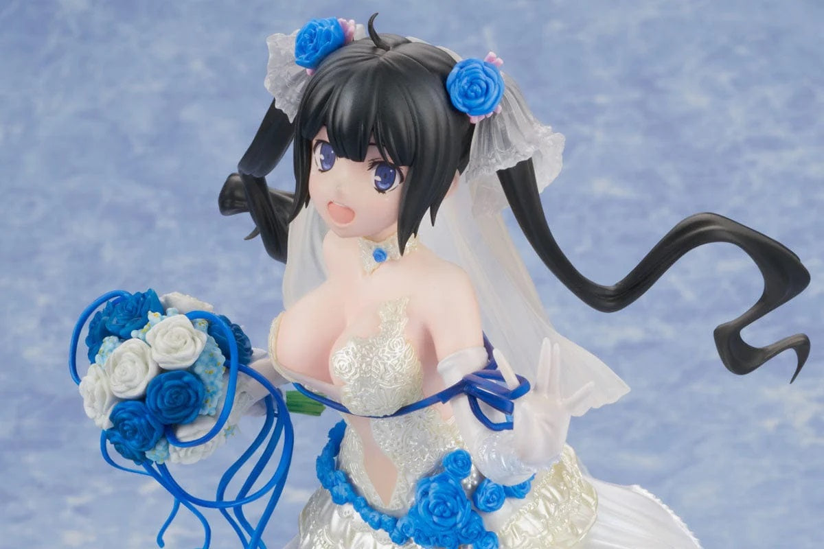 Is It Wrong to Try To Pick Up Girls in a Dungeon? IV 1/7 Scale Figure &quot;Hestia&quot; (Wedding Dress Ver.)-FuRyu-Ace Cards &amp; Collectibles