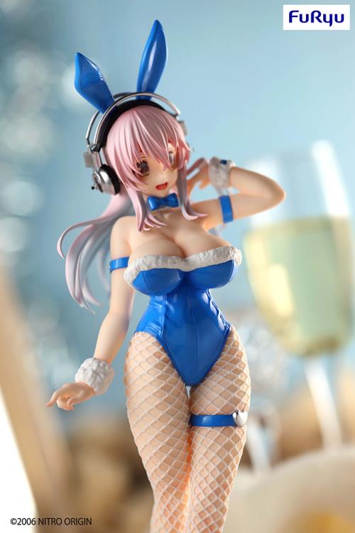 Nitroplus BiCute Bunnies Super Sonico (Blue Rabbit Ver.)-FuRyu-Ace Cards & Collectibles