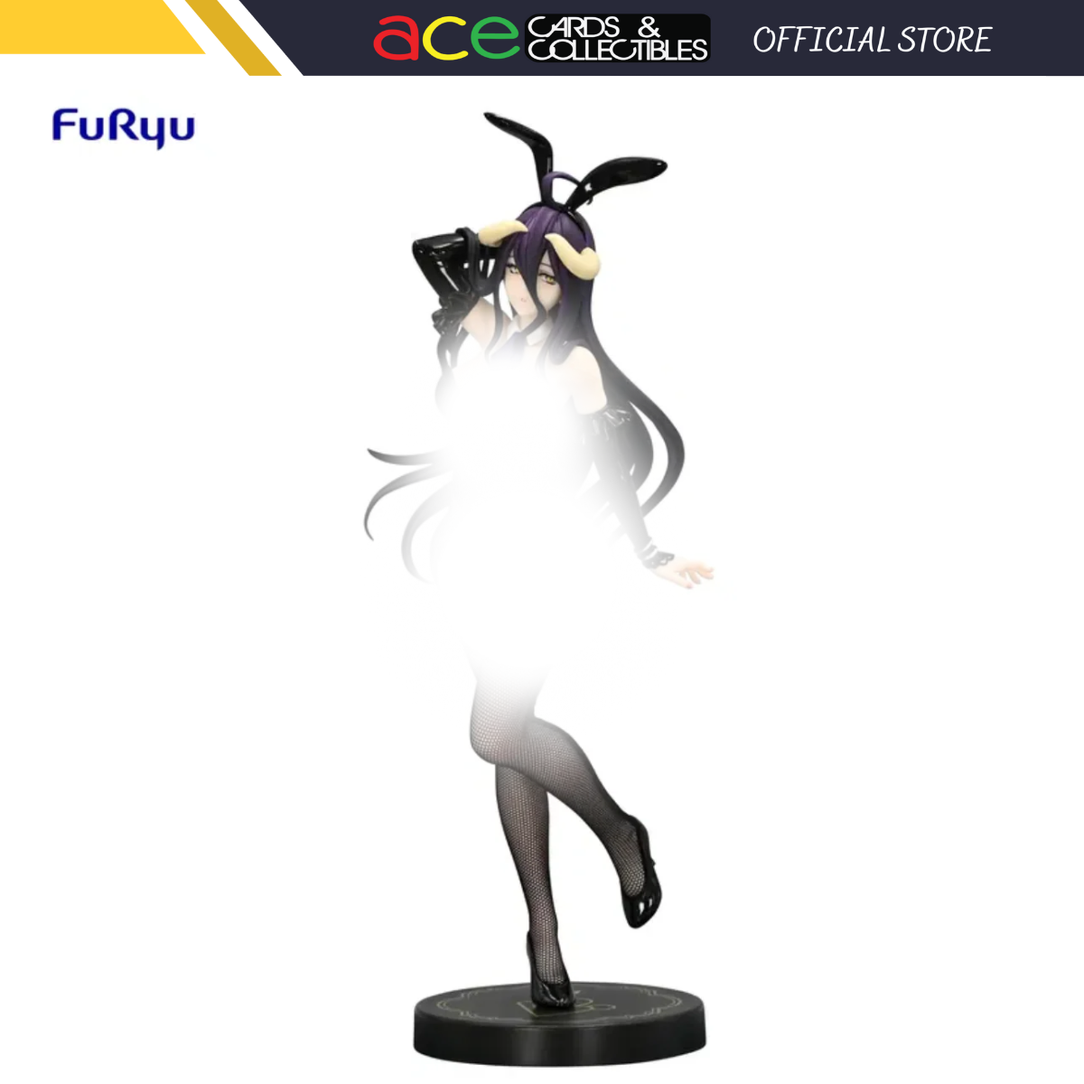 Overlord BiCute Bunnies Figure: "Albedo" Black Color Ver.-FuRyu-Ace Cards & Collectibles