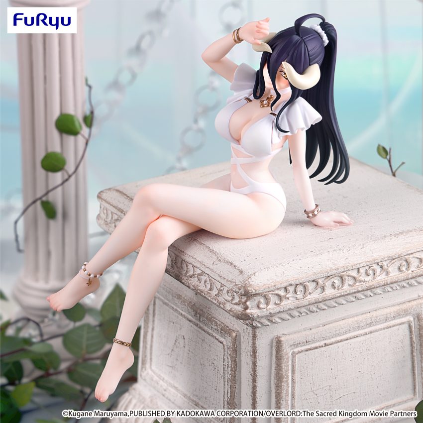 Overlord Noodle Stopper Figure &quot;Albedo&quot; (Swimsuit Ver.)-FuRyu-Ace Cards &amp; Collectibles