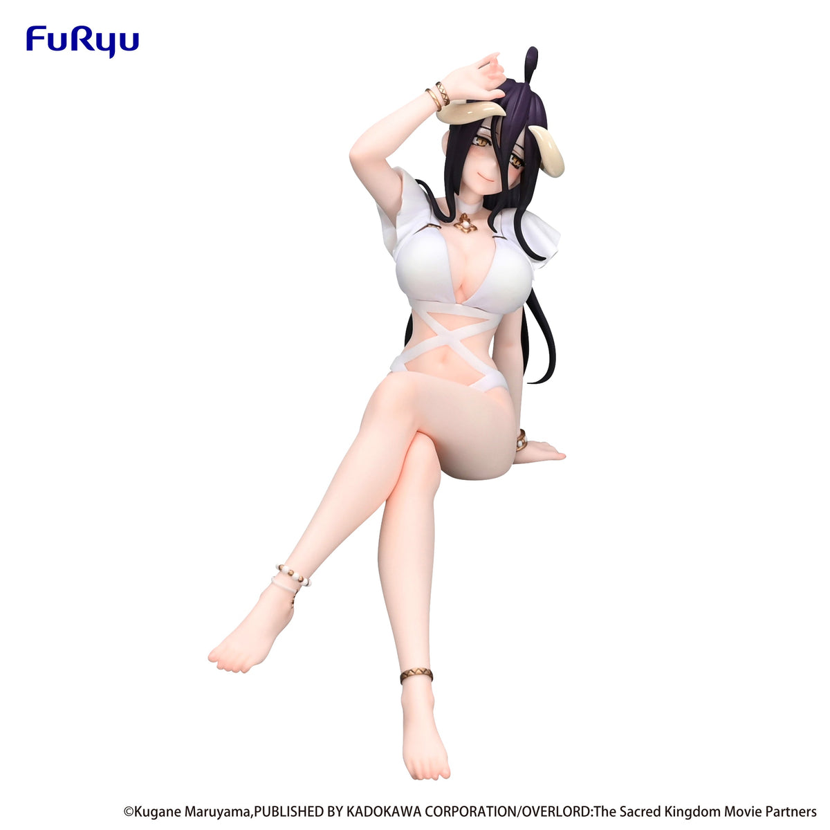 Overlord Noodle Stopper Figure &quot;Albedo&quot; (Swimsuit Ver.)-FuRyu-Ace Cards &amp; Collectibles