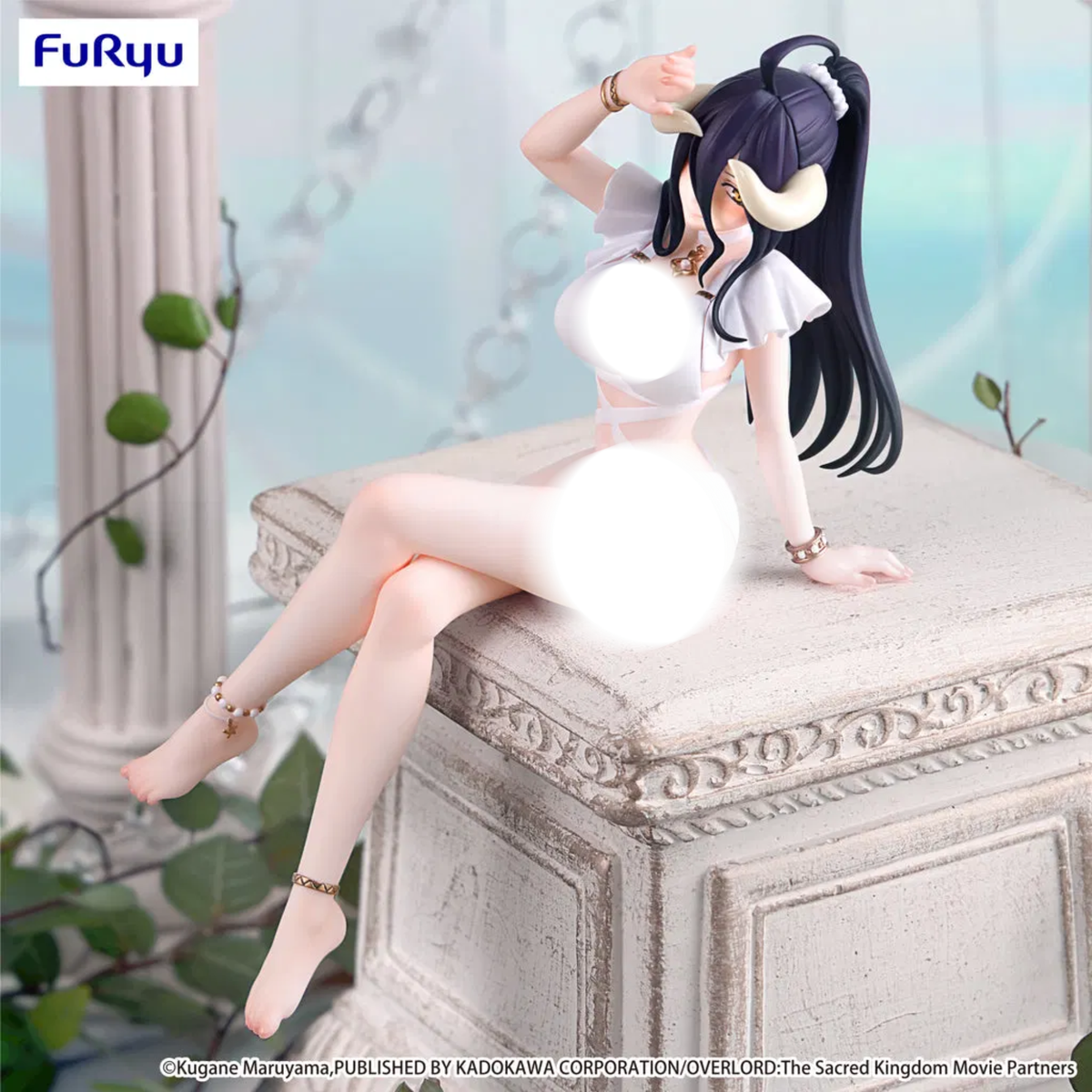 Overlord Noodle Stopper Figure "Albedo" (Swimsuit Ver.)-FuRyu-Ace Cards & Collectibles