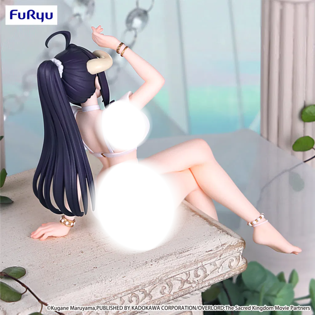 Overlord Noodle Stopper Figure "Albedo" (Swimsuit Ver.)-FuRyu-Ace Cards & Collectibles