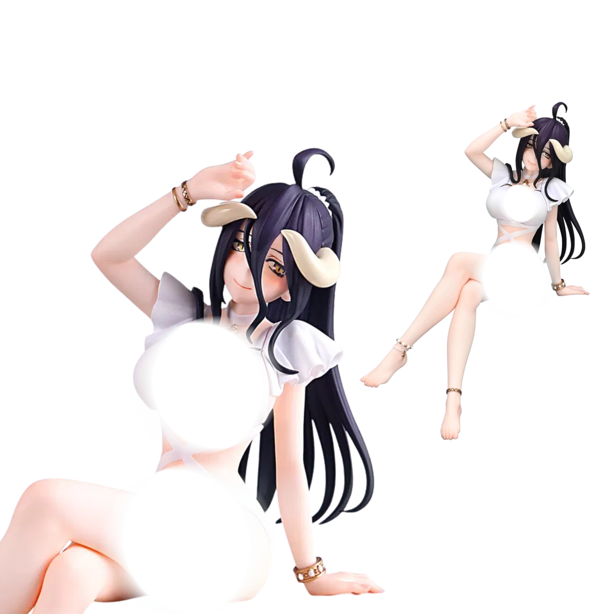 Overlord Noodle Stopper Figure "Albedo" (Swimsuit Ver.)-FuRyu-Ace Cards & Collectibles