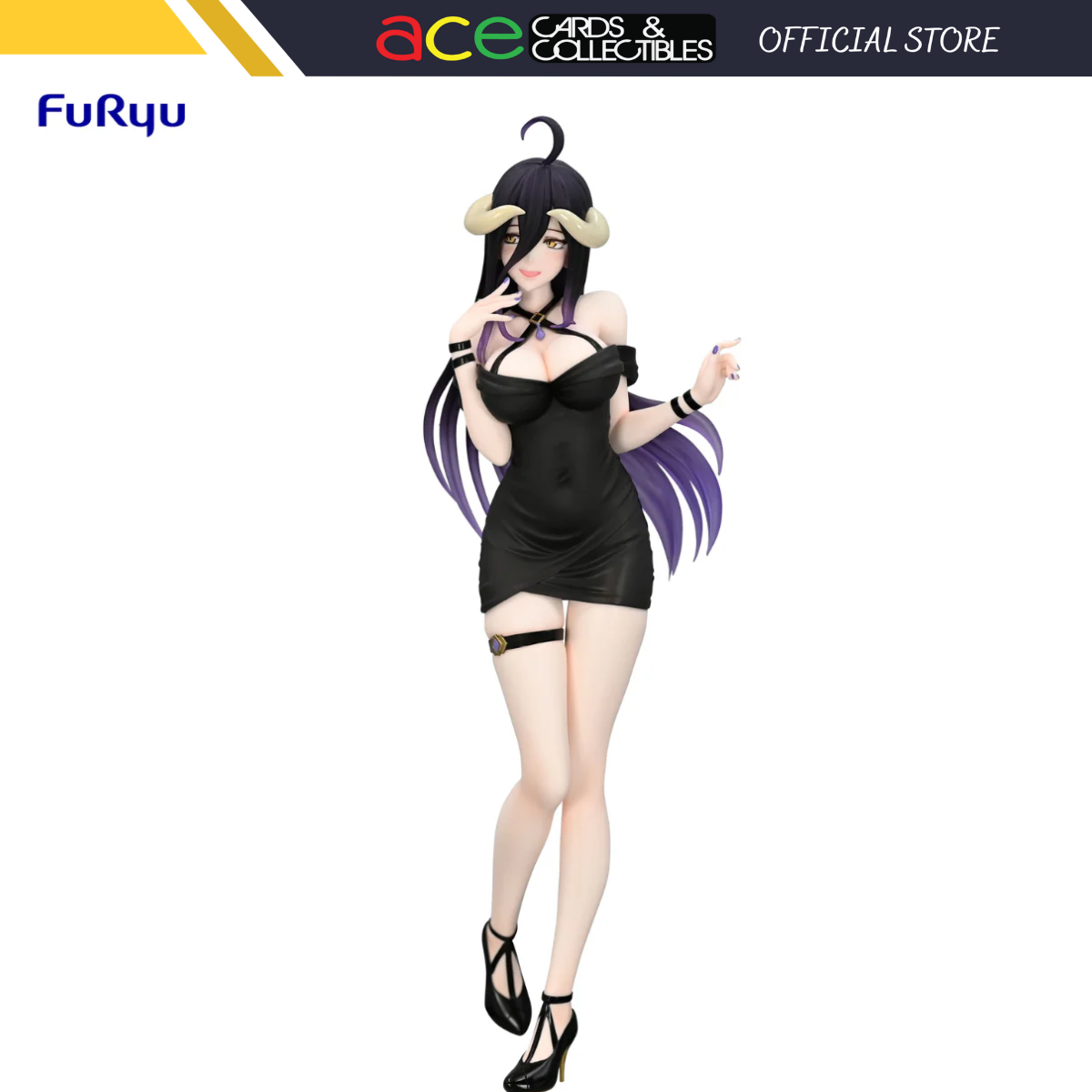 Overlord Trio-Try-iT Figure "Albedo" (Mini Dress Ver.)-FuRyu-Ace Cards & Collectibles