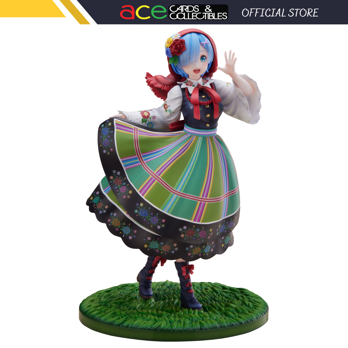 Re: Zero Starting Life In Another World 1/7 Scale Figure "Rem" (Country Dress Ver.)-FuRyu-Ace Cards & Collectibles