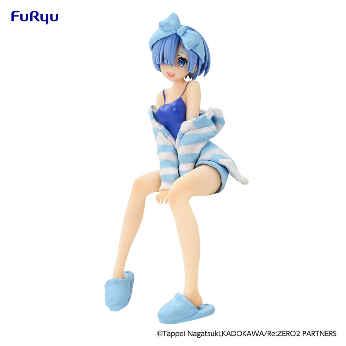 Re: Zero- Starting Life In Another World Noddle Stopper Figure "Rem" (Room Wear/ Another Color Ver.)-FuRyu-Ace Cards & Collectibles