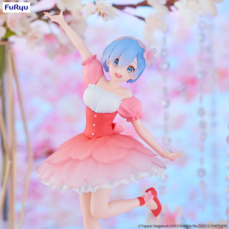 Re: Zero Starting Life In Another World Trio-Try-iT Figure &quot;Rem&quot; (Cherry Blossom)-FuRyu-Ace Cards &amp; Collectibles