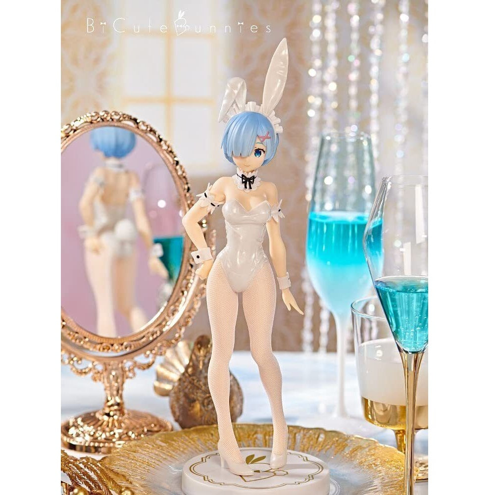 Re: Zero Starting Life in Another World BiCute Bunnies "Rem" (White Pearl Color Ver.)-FuRyu-Ace Cards & Collectibles