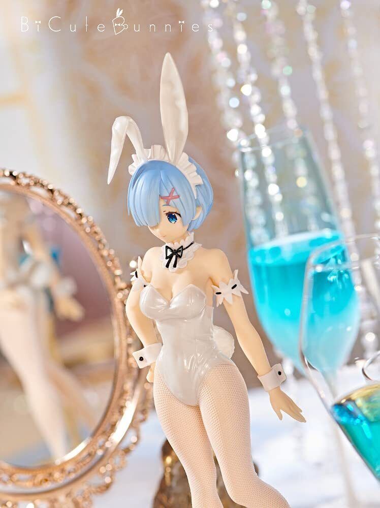Re: Zero Starting Life in Another World BiCute Bunnies &quot;Rem&quot; (White Pearl Color Ver.)-FuRyu-Ace Cards &amp; Collectibles