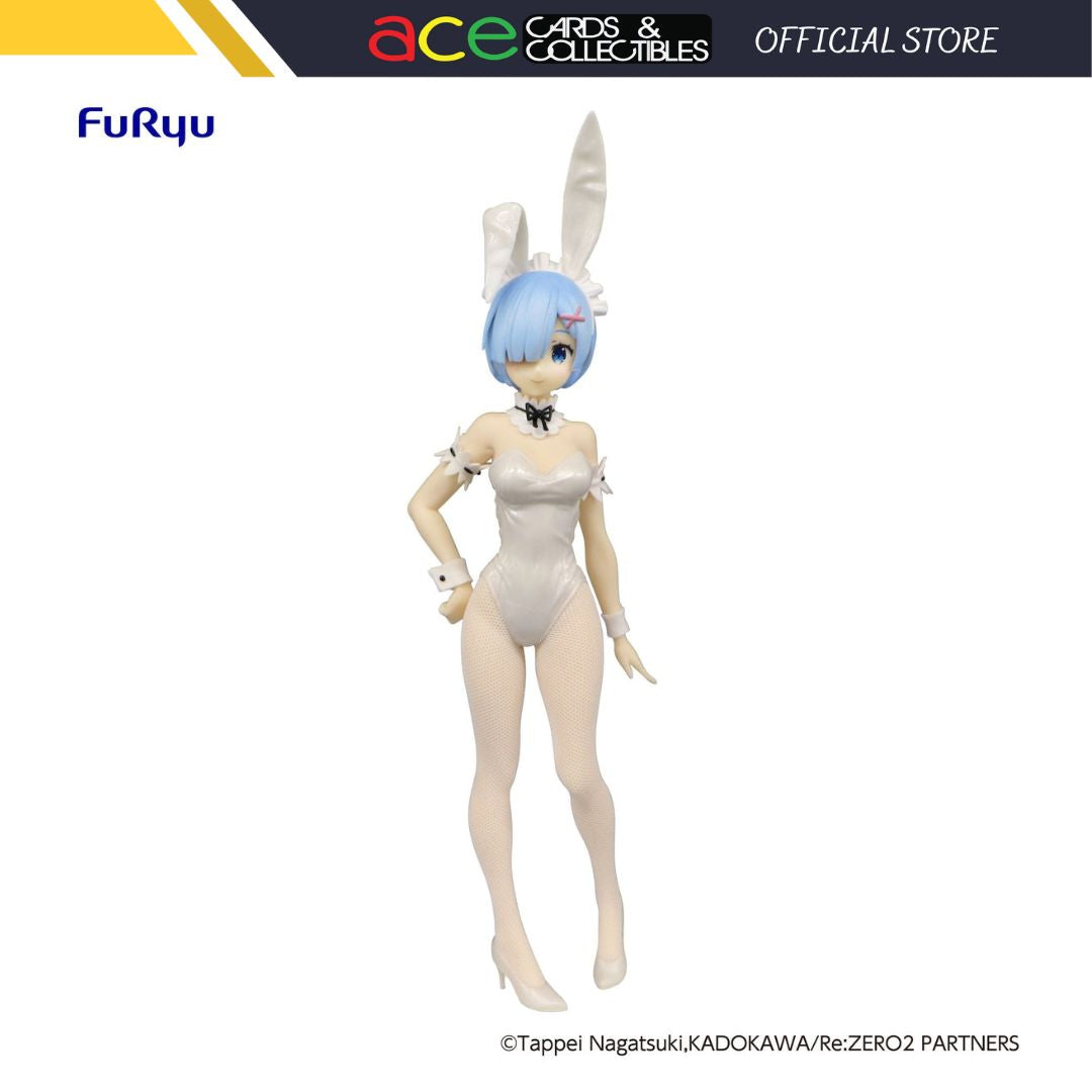Re: Zero Starting Life in Another World BiCute Bunnies "Rem" (White Pearl Color Ver.)-FuRyu-Ace Cards & Collectibles
