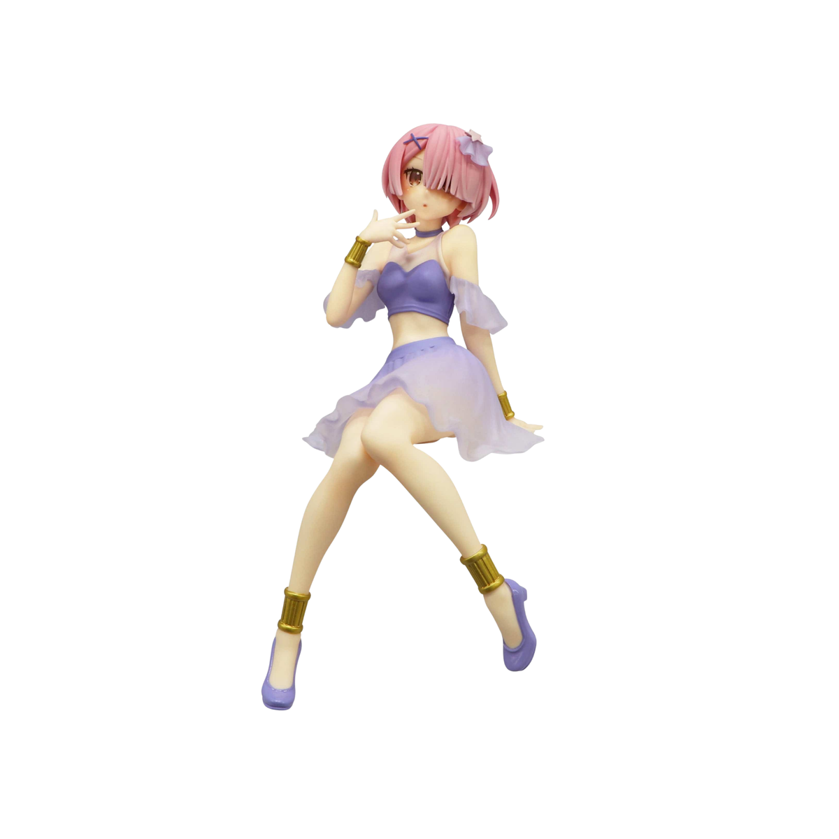Re: Zero Starting Life in Another World Noodle Stopper Figure "Ram" (Twinkle Party Ver.)-FuRyu-Ace Cards & Collectibles