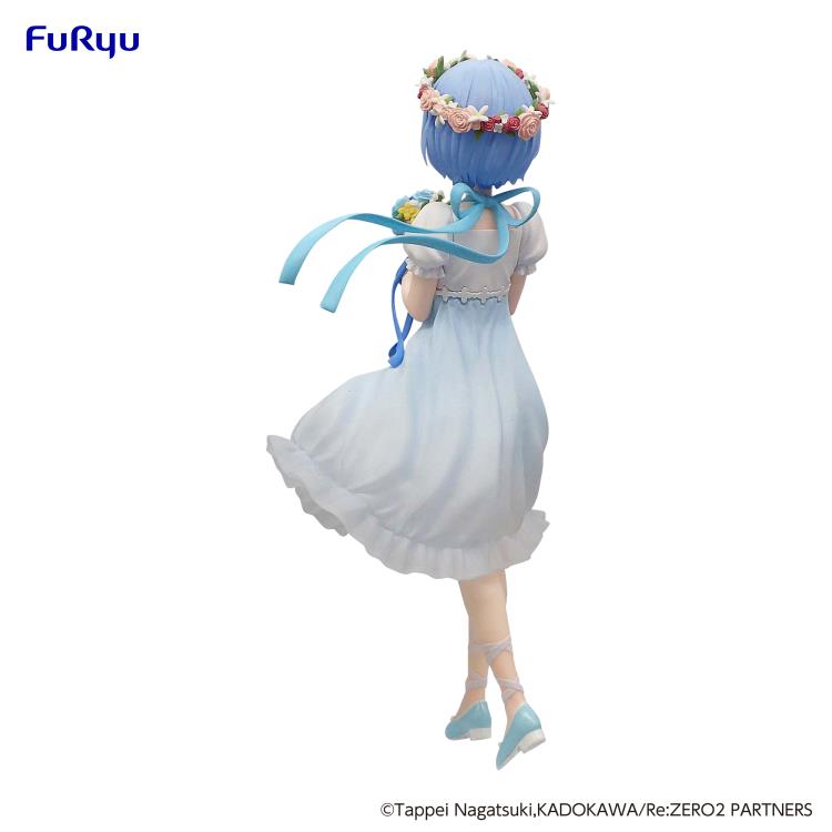 Re: Zero Starting Life in Another World Trio-Try-iT Figure &quot;Rem&quot; (Bridesmaid Ver.)-FuRyu-Ace Cards &amp; Collectibles