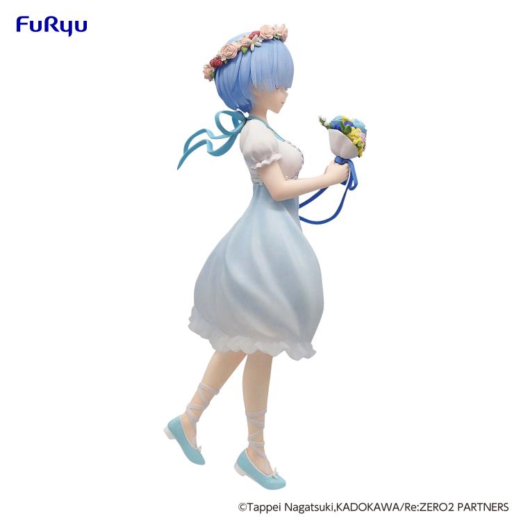Re: Zero Starting Life in Another World Trio-Try-iT Figure &quot;Rem&quot; (Bridesmaid Ver.)-FuRyu-Ace Cards &amp; Collectibles