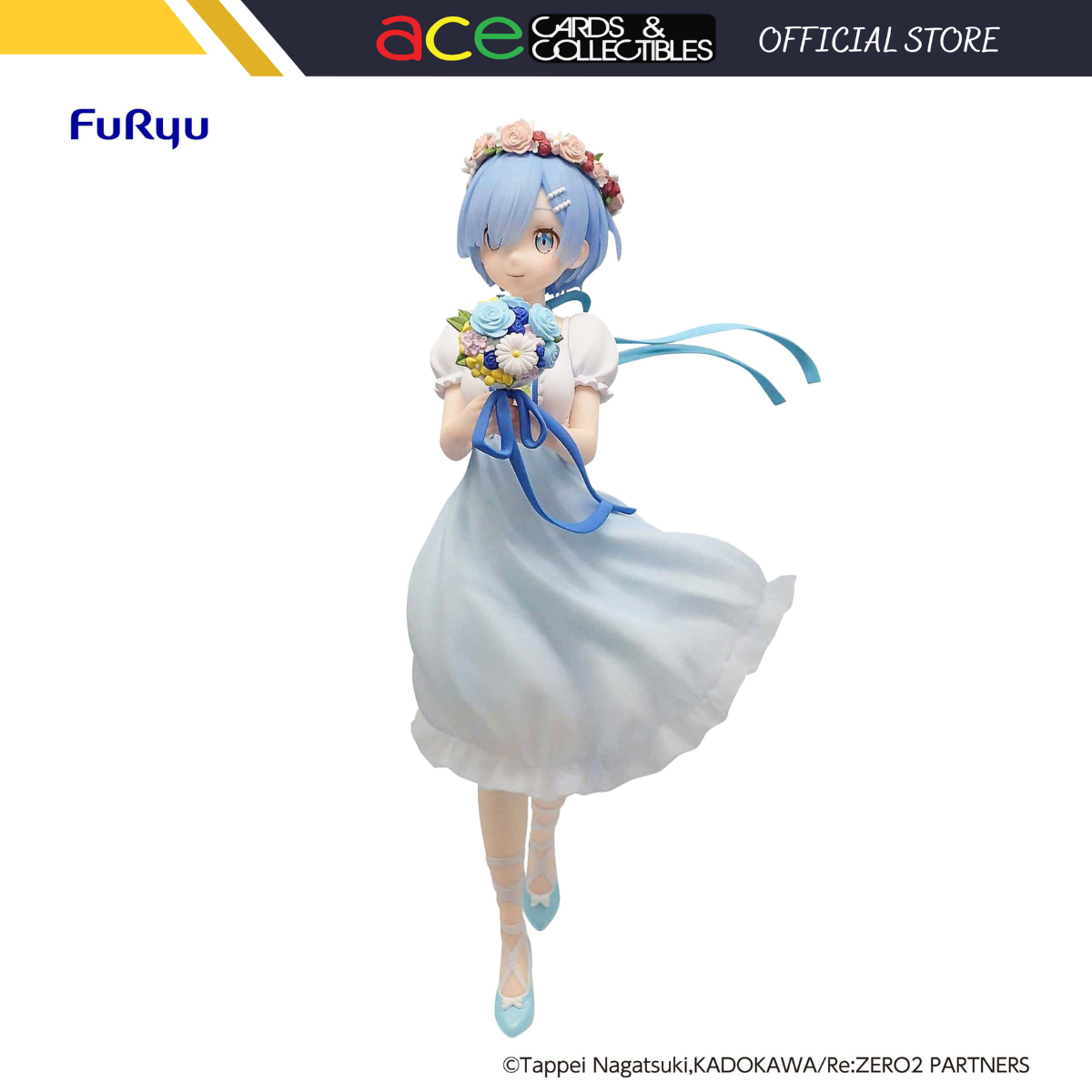 Re: Zero Starting Life in Another World Trio-Try-iT Figure "Rem" (Bridesmaid Ver.)-FuRyu-Ace Cards & Collectibles