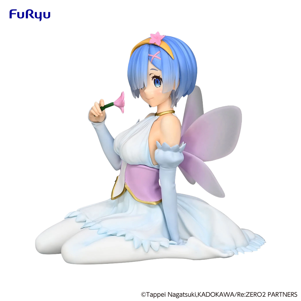 Re:ZERO -Starting Life In Another World- Noodle Stopper Figure "Rem" (Flower Fairy Ver.)-FuRyu-Ace Cards & Collectibles