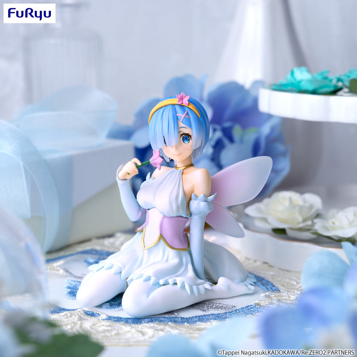 Re:ZERO -Starting Life In Another World- Noodle Stopper Figure "Rem" (Flower Fairy Ver.)-FuRyu-Ace Cards & Collectibles