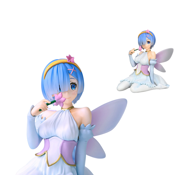 Re:ZERO -Starting Life In Another World- Noodle Stopper Figure "Rem" (Flower Fairy Ver.)-FuRyu-Ace Cards & Collectibles
