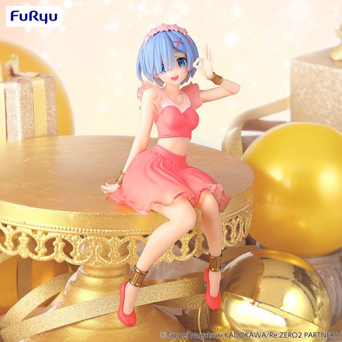 Re:ZERO -Starting Life in Another World- Noodle Stopper Figure "Rem" (Twinkle Party Another Color ver.)-FuRyu-Ace Cards & Collectibles