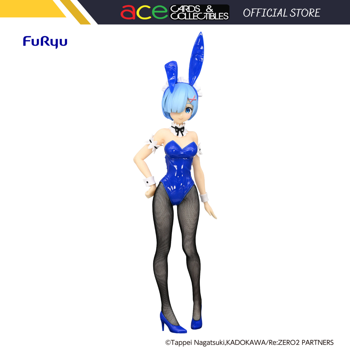 Re:Zero Starting Life In Another World BiCute Bunnies Figure "Rem" (Blue Color Ver.)-FuRyu-Ace Cards & Collectibles