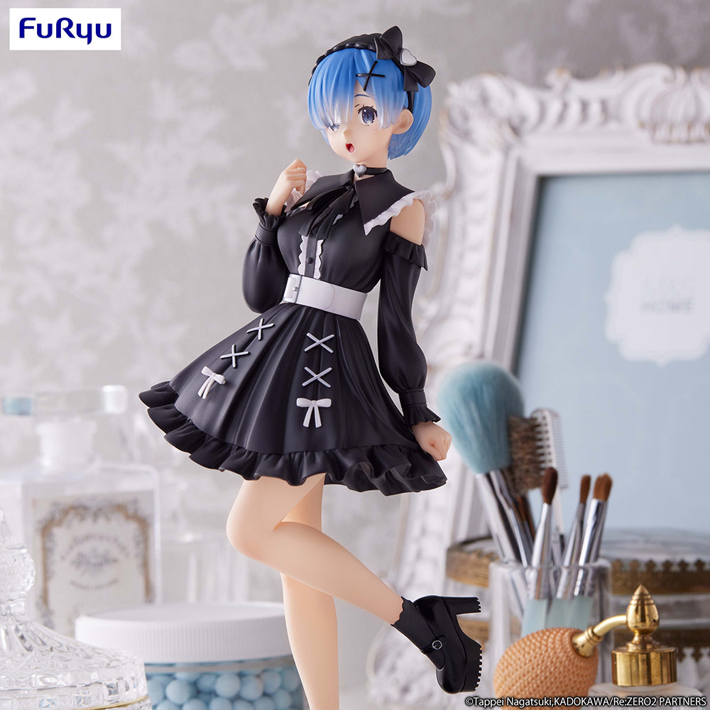 Re:Zero Starting Life In Another World Trio-Try-iT Figure &quot;Rem&quot; (Girly Outfit Ver.)-FuRyu-Ace Cards &amp; Collectibles
