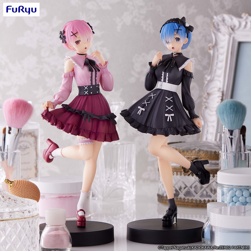 Re:Zero Starting Life In Another World Trio-Try-iT Figure &quot;Rem&quot; (Girly Outfit Ver.)-FuRyu-Ace Cards &amp; Collectibles