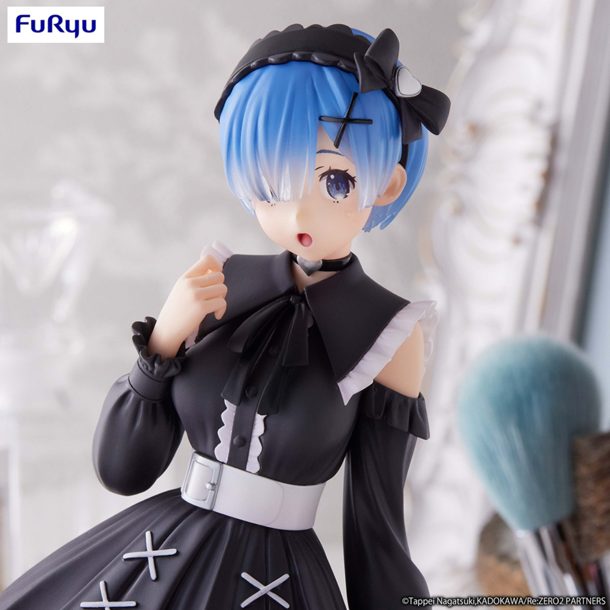 Re:Zero Starting Life In Another World Trio-Try-iT Figure &quot;Rem&quot; (Girly Outfit Ver.)-FuRyu-Ace Cards &amp; Collectibles