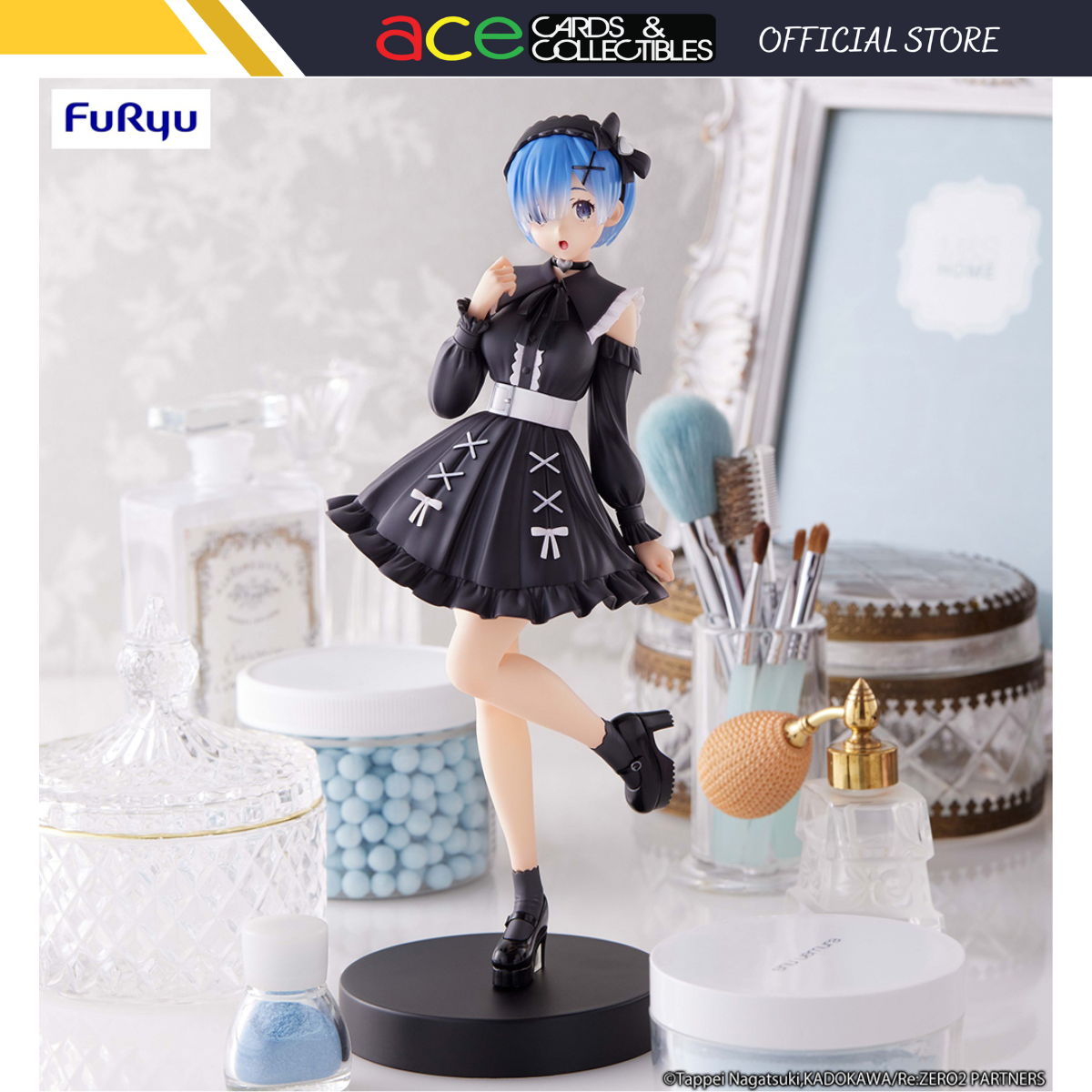 Re:Zero Starting Life In Another World Trio-Try-iT Figure "Rem" (Girly Outfit Ver.)-FuRyu-Ace Cards & Collectibles