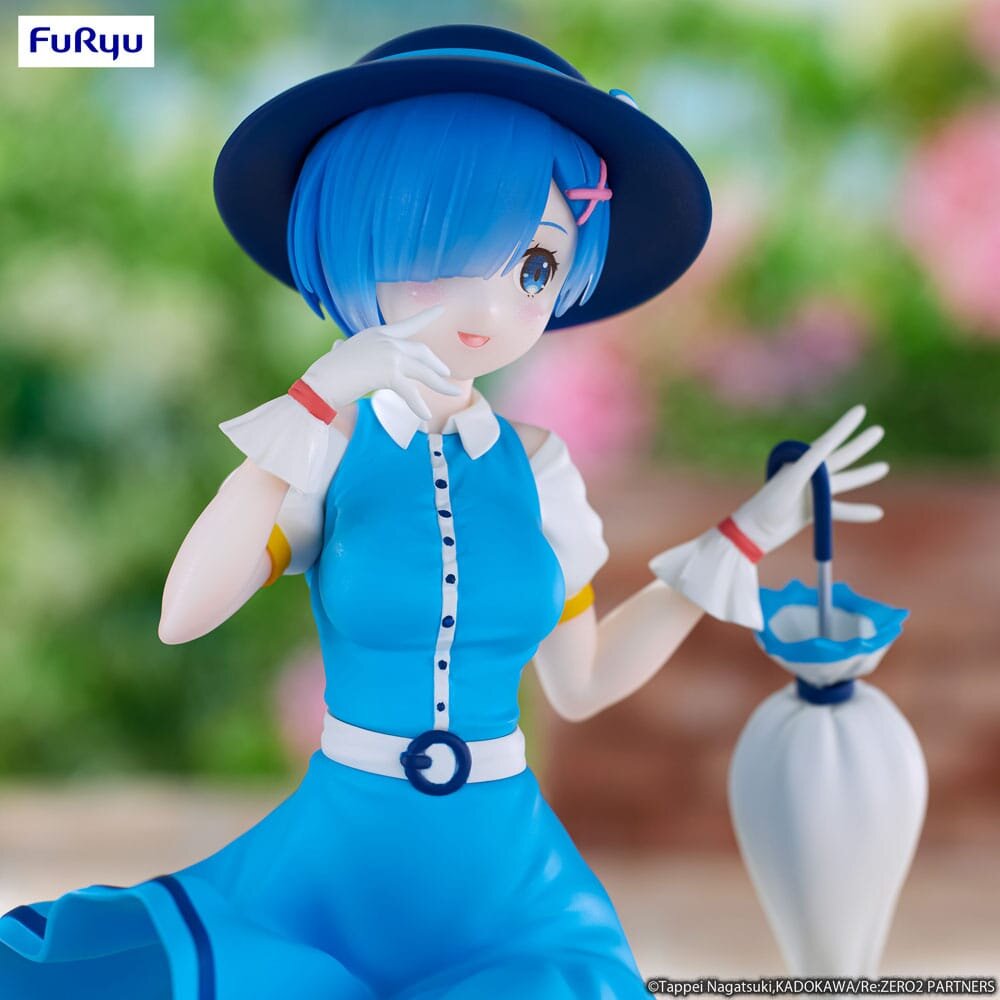 Re:Zero Starting Life In Another World Trio-Try-iT Figure &quot;Rem&quot; (Retro Style)-FuRyu-Ace Cards &amp; Collectibles