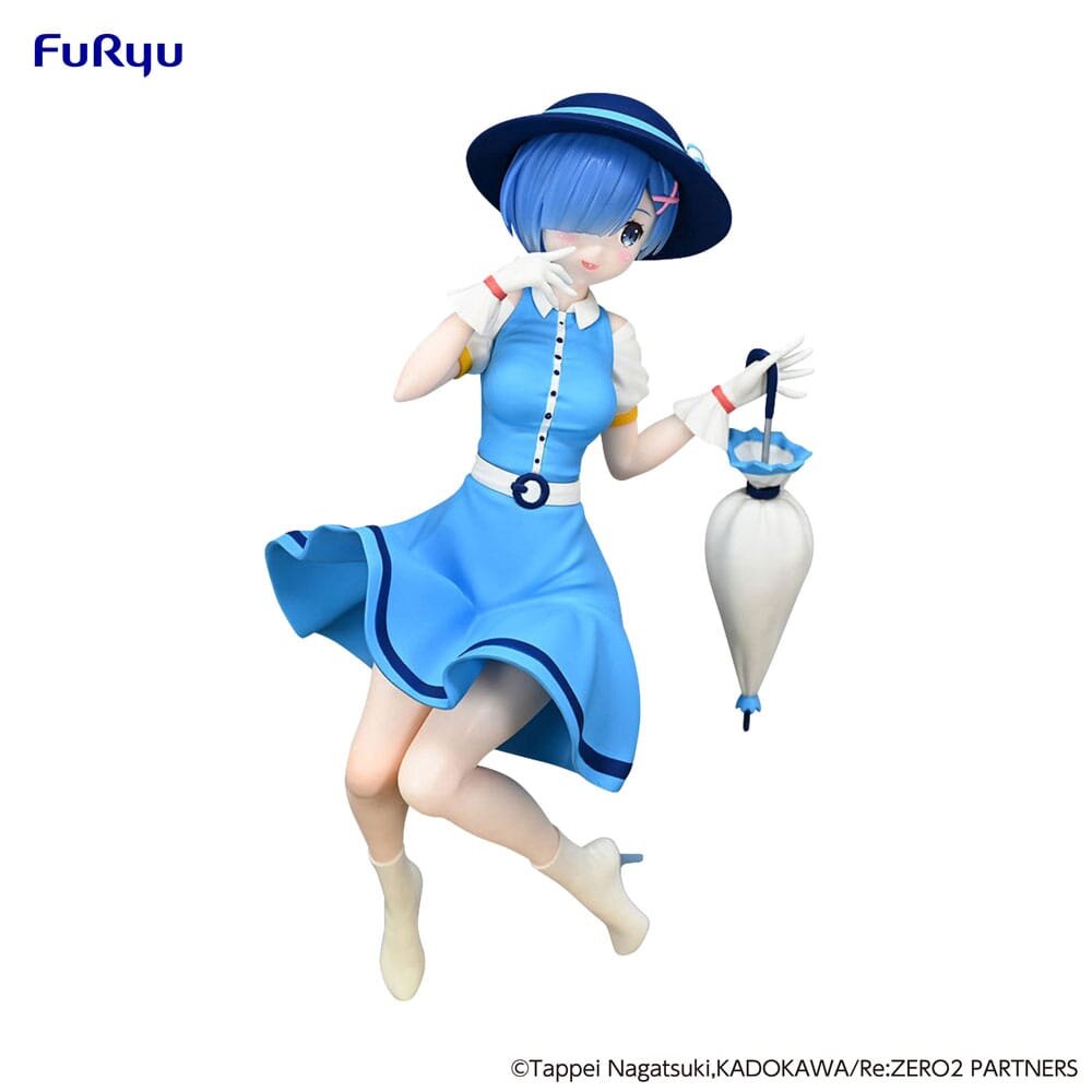 Re:Zero Starting Life In Another World Trio-Try-iT Figure &quot;Rem&quot; (Retro Style)-FuRyu-Ace Cards &amp; Collectibles