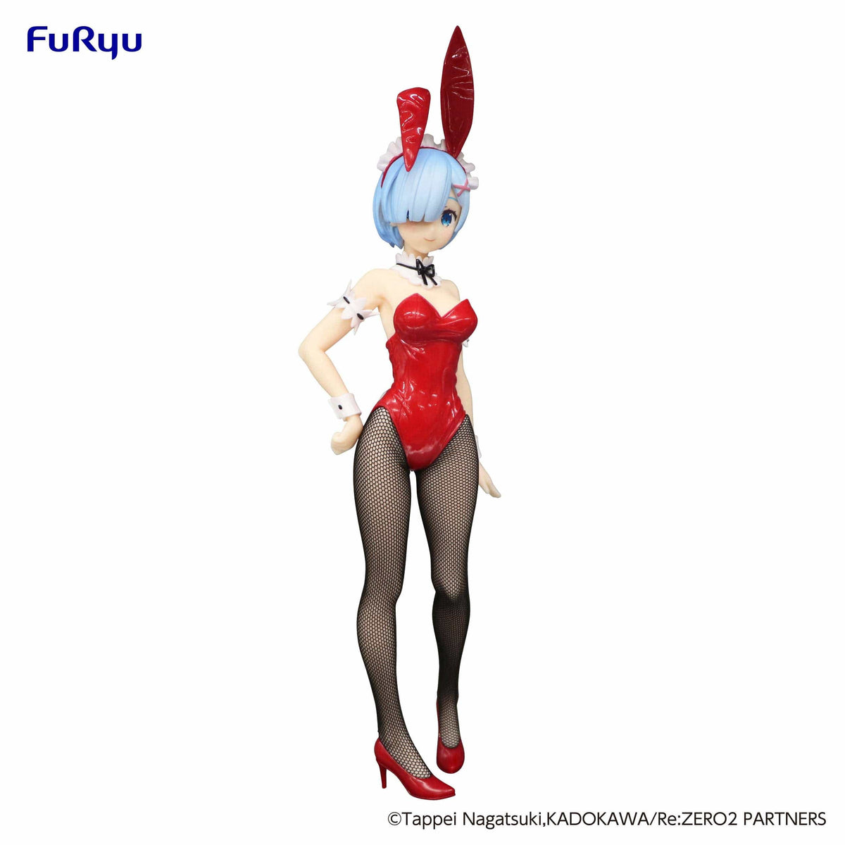 Re:Zero Starting Life in Another World BiCute Bunnies Figure "Rem" (Red Color Ver.)-FuRyu-Ace Cards & Collectibles