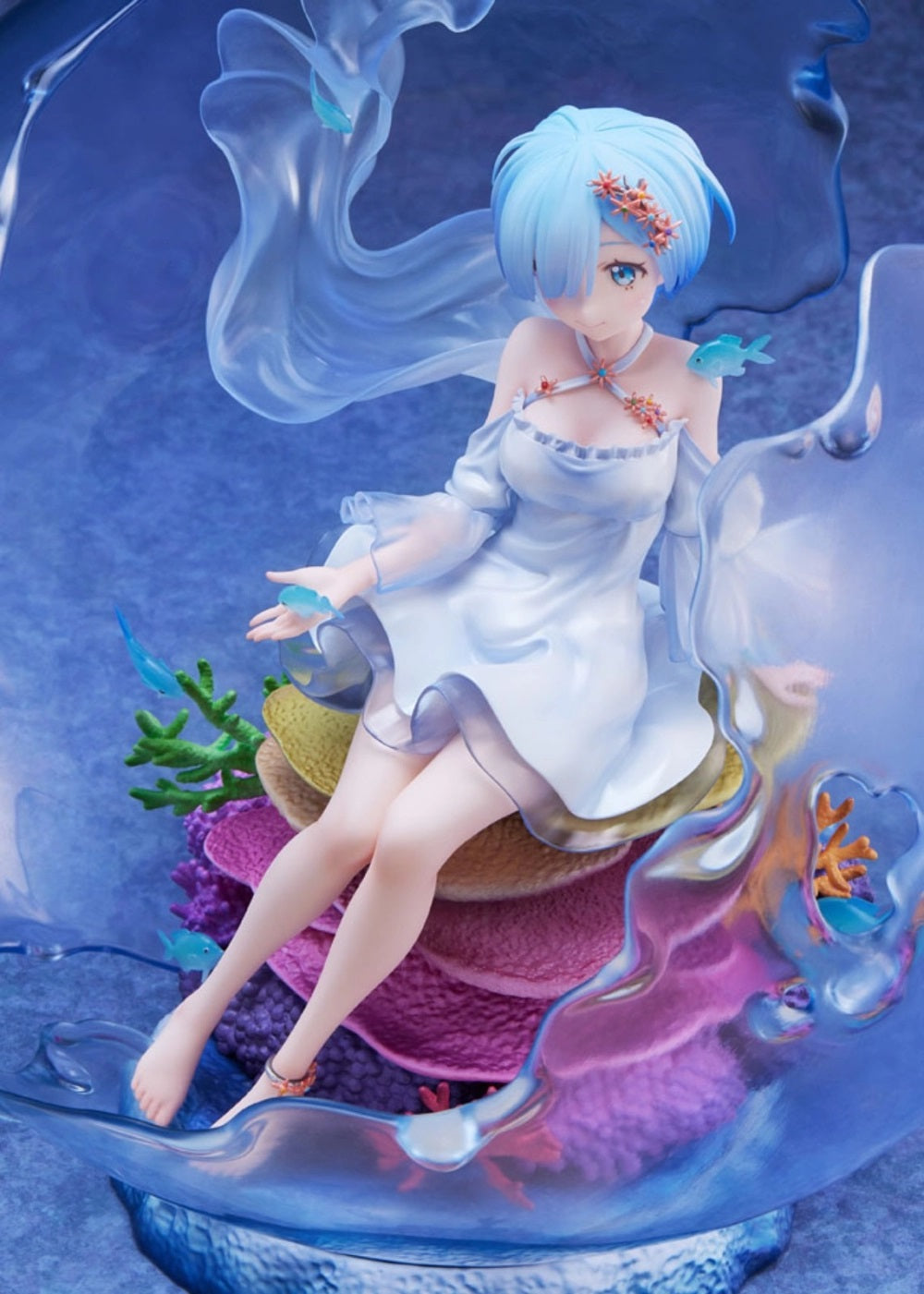 Re:Zero Starting Life in Another World Figure &quot;Rem&quot; (Aqua Orb Ver.)-FuRyu-Ace Cards &amp; Collectibles