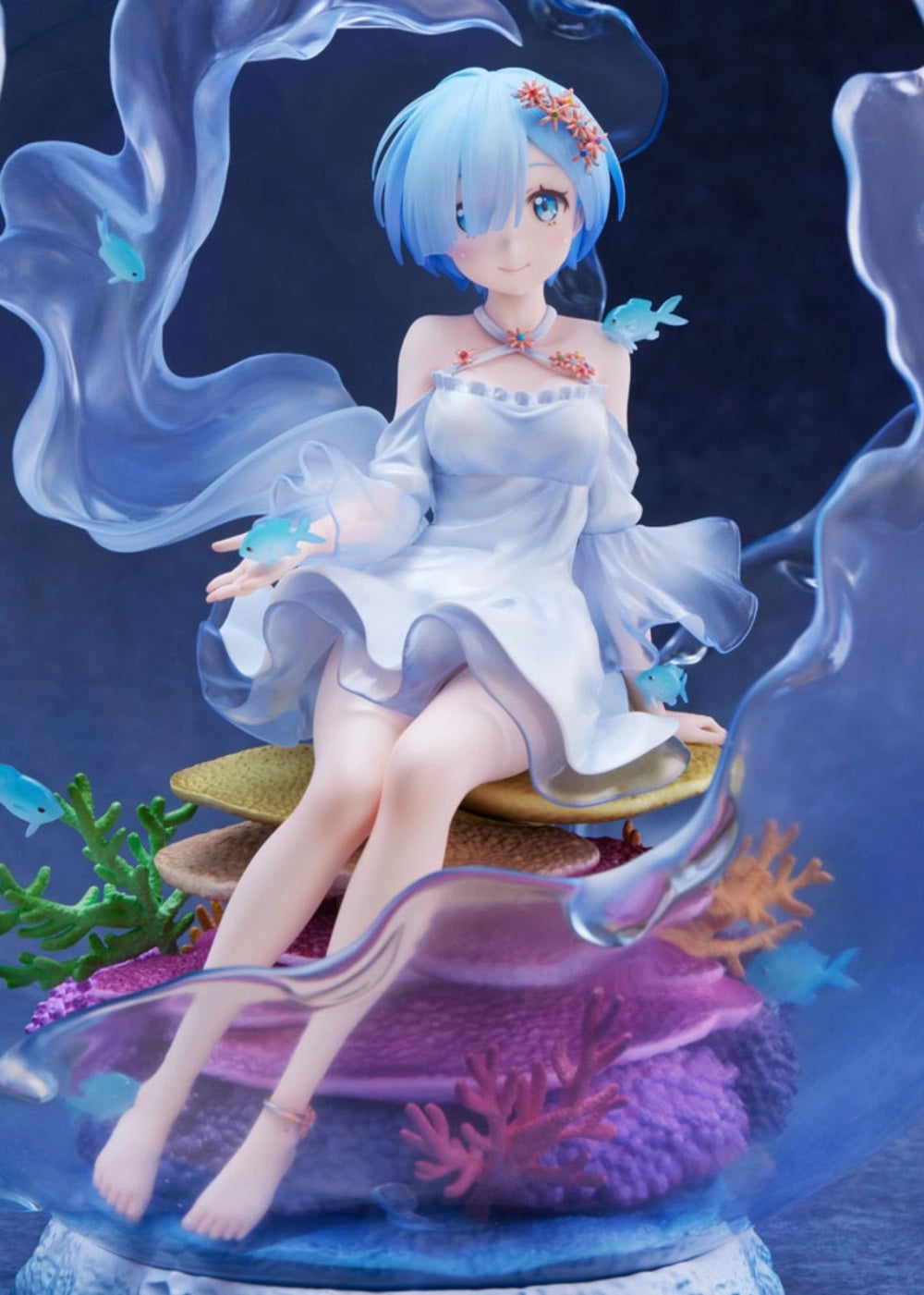 Re:Zero Starting Life in Another World Figure &quot;Rem&quot; (Aqua Orb Ver.)-FuRyu-Ace Cards &amp; Collectibles