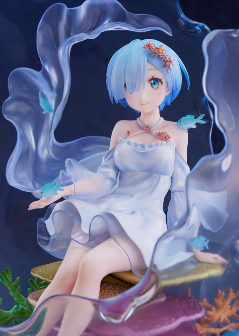 Re:Zero Starting Life in Another World Figure &quot;Rem&quot; (Aqua Orb Ver.)-FuRyu-Ace Cards &amp; Collectibles