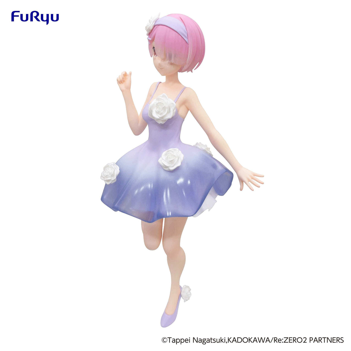 Re:Zero Starting Life in Another World Trio-Try-iT Figure "Ram" (Flower Dress Ver.)-FuRyu-Ace Cards & Collectibles