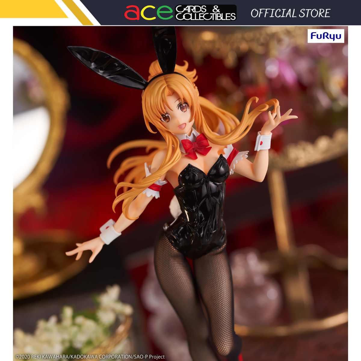 SWORD ART ONLINE BICUTE BUNNIES FIGURE &quot;ASUNA&quot; (re-run)-FuRyu-Ace Cards &amp; Collectibles