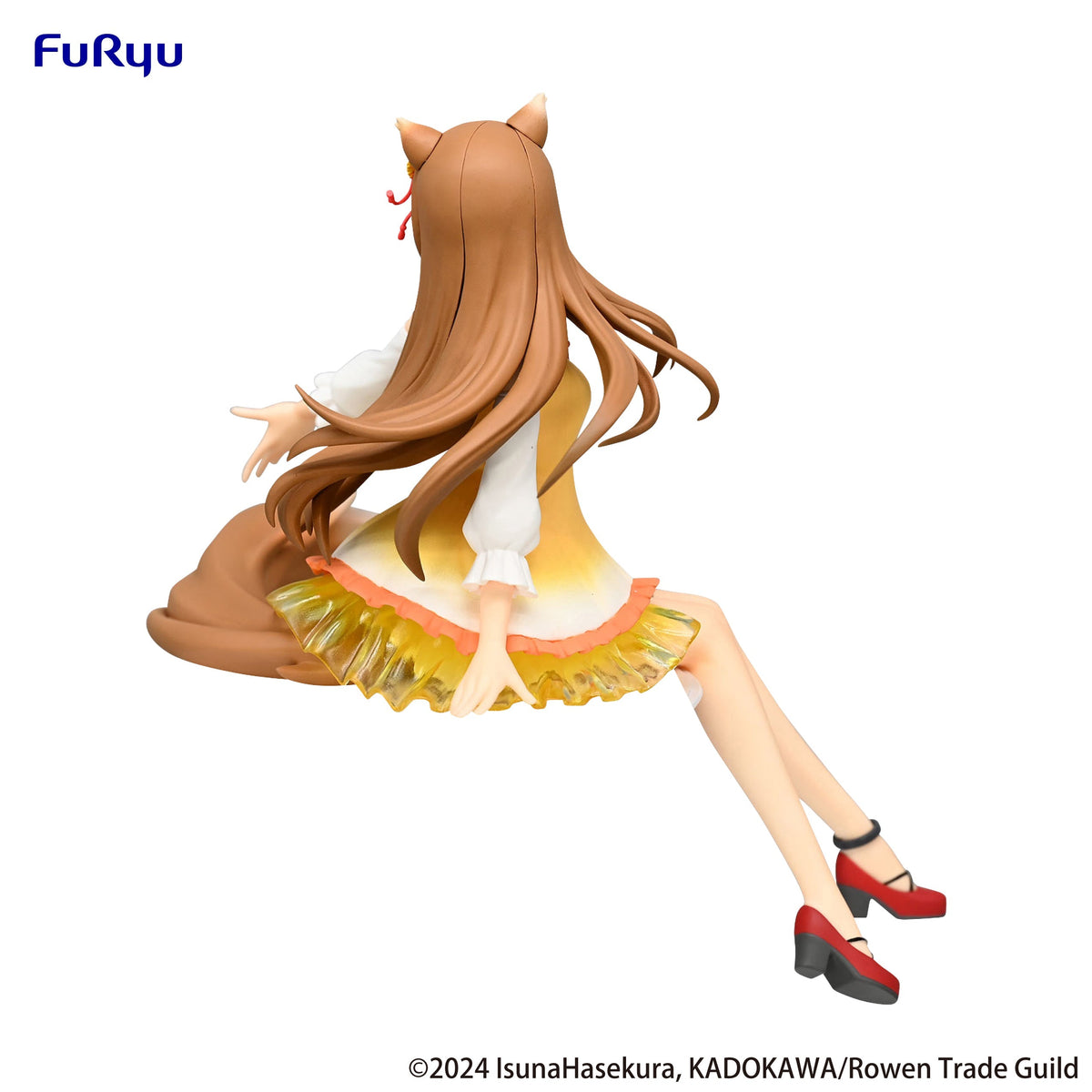 Spice And Wolf Noodle Stopper Figure "Holo" (Sunflower Dress Ver.)-FuRyu-Ace Cards & Collectibles