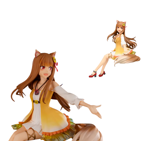 Spice And Wolf Noodle Stopper Figure "Holo" (Sunflower Dress Ver.)-FuRyu-Ace Cards & Collectibles