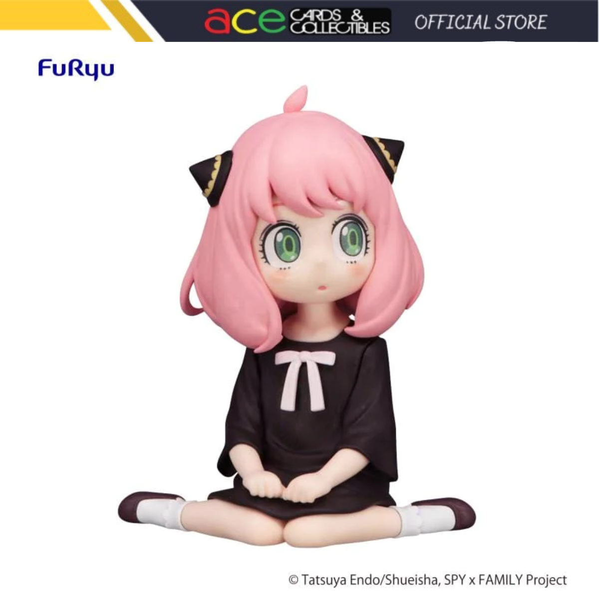 Spy X Family Noodle Stopper Figure &quot;Anya Forger Sitting on the Floor&quot;-FuRyu-Ace Cards &amp; Collectibles