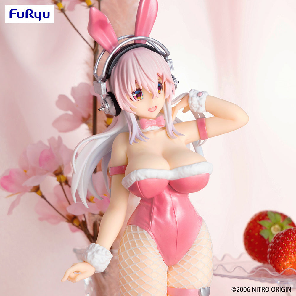 Super Sonico BiCute Bunnies Figure (Super Sonico Pink Ver.)-FuRyu-Ace Cards & Collectibles