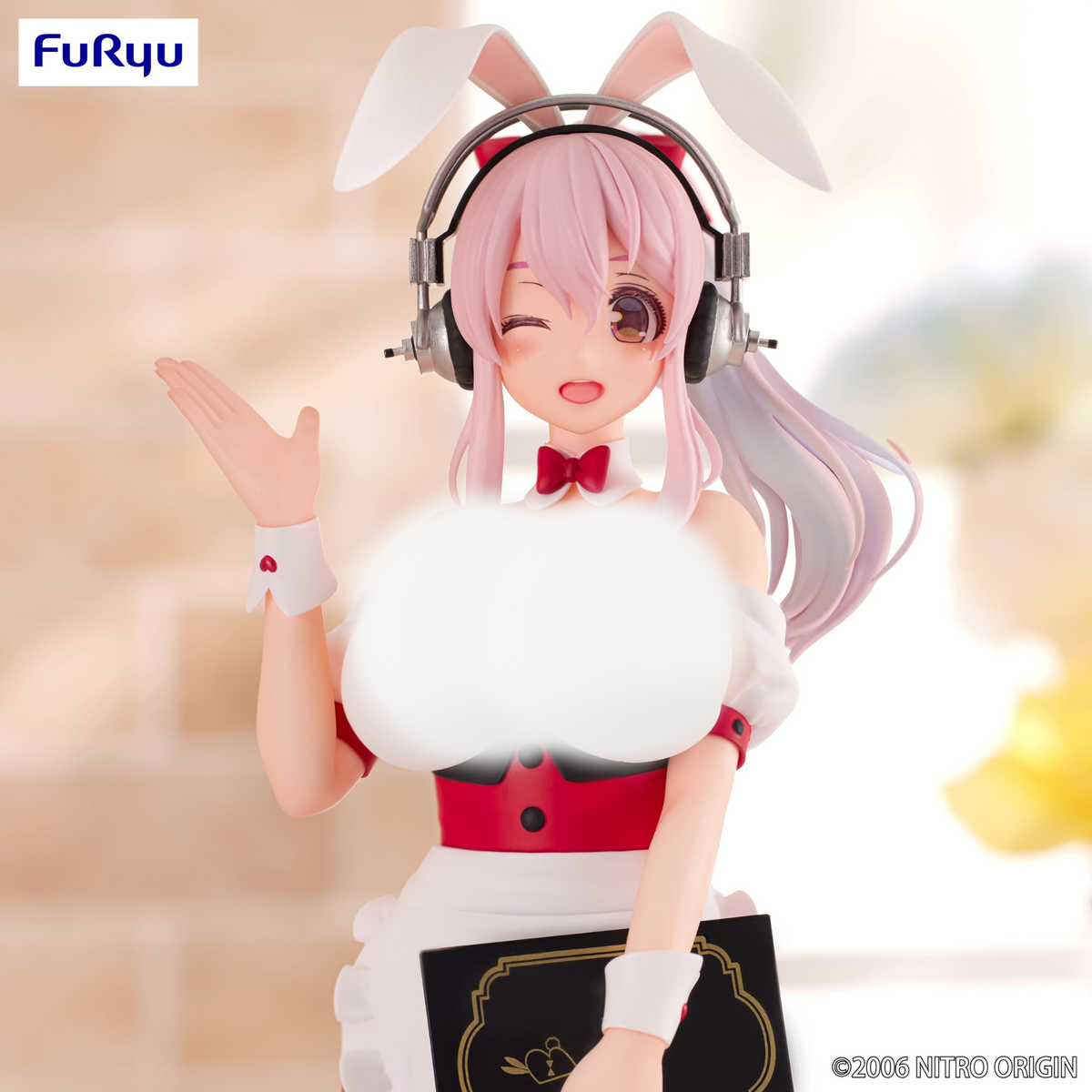 Super Sonico BiCute Bunnies Figure "Super Sonico" (Waitress Ver.)-FuRyu-Ace Cards & Collectibles