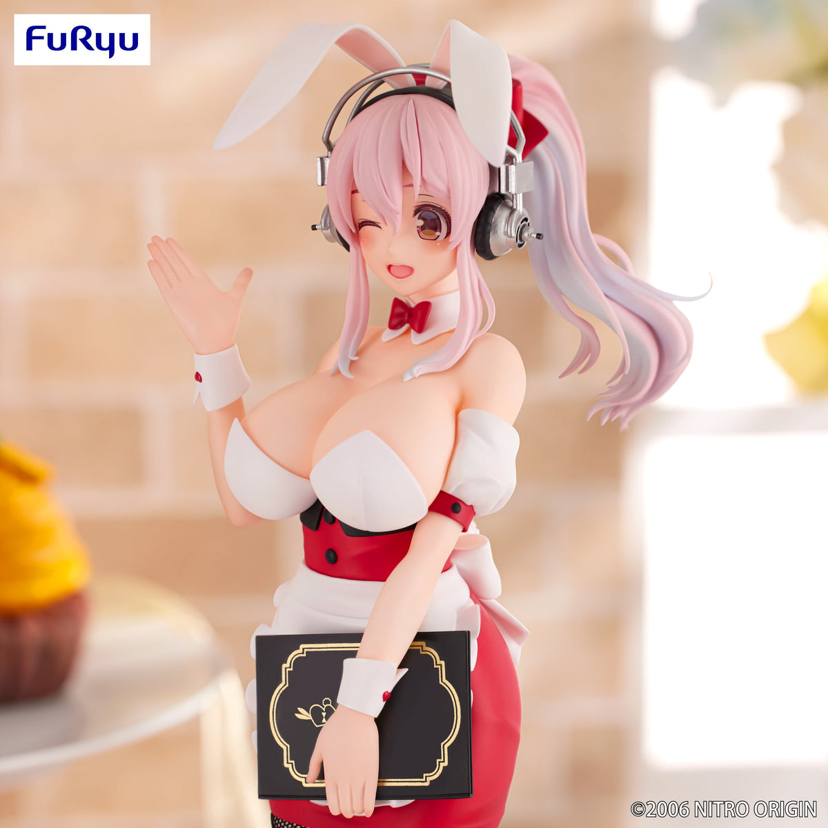 Super Sonico BiCute Bunnies Figure &quot;Super Sonico&quot; (Waitress Ver.)-FuRyu-Ace Cards &amp; Collectibles