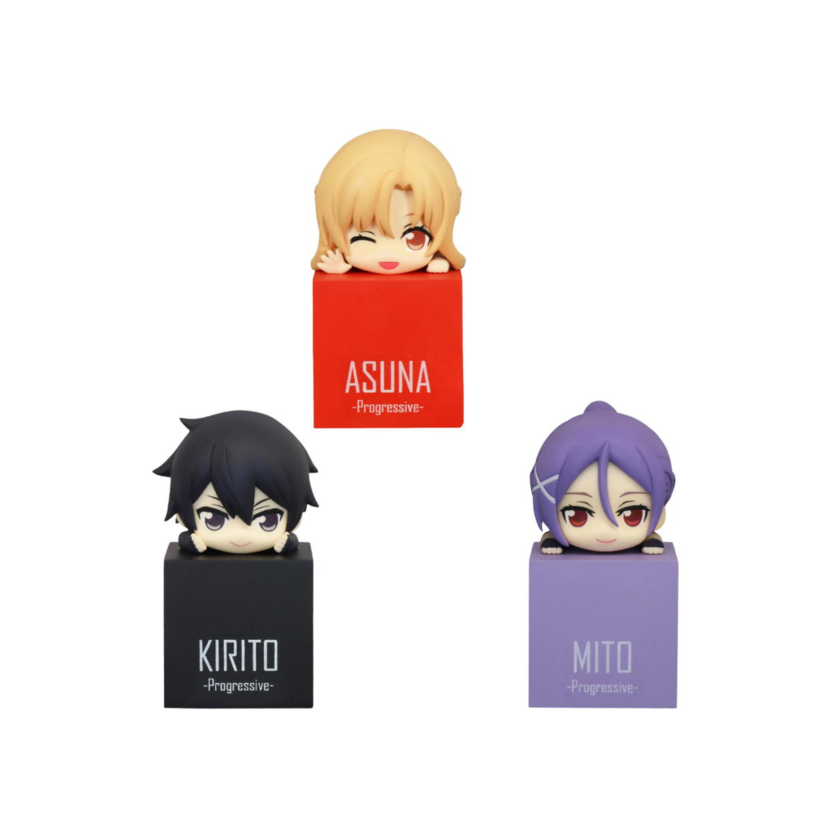 Sword Art Online The Movie "Progressive Aria of A Starless Night" Hikkake Figure-Complete Set of 3-FuRyu-Ace Cards & Collectibles