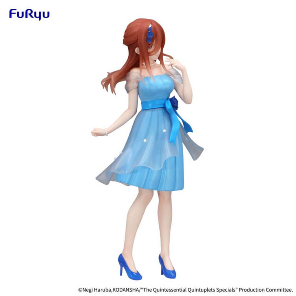 The Quintessential Quintuplets FURYU Trio-Try-iT Figure &quot;Nakano Miku&quot; (Pastel Dress ver.)-FuRyu-Ace Cards &amp; Collectibles